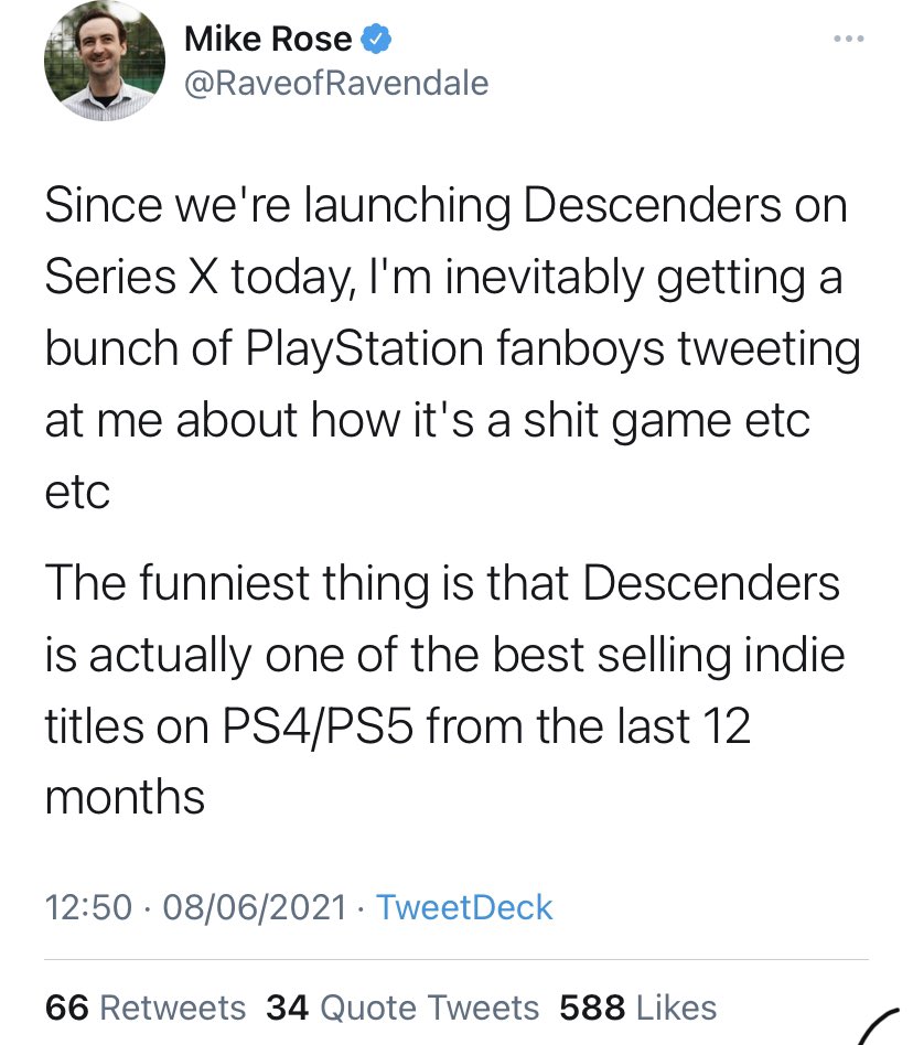 This is priceless, and Massive respect to @RaveofRavendale for speaking out against Playstation Fanboys! @New_Legal_ https://t.co/zniQ1PgMLo