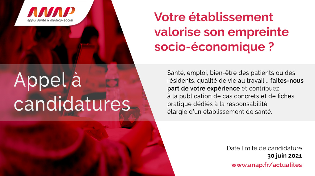 anap_sante's tweet photo. [#AppelACandidature] A ts les établissements sanitaires, MS, organismes gestionnaires 📢 Votre structure valorise les retombées positives de son activité au sein de ses équipes ou sur son territoire? #RSE #QVT #creationdevaleur Apportez votre témoignage :
https://t.co/RWWoKNTj2r https://t.co/sT6Dnn8LOE