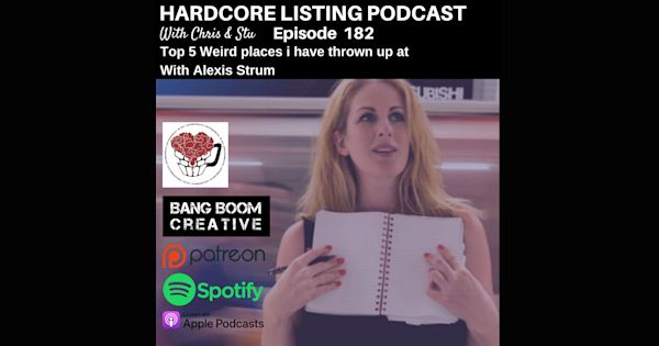 ...'Hardcore Listing' podcast <a href="/HCLpodcast/">Hardcore Listing</a> , once again hosted by <a href="/stuwhiffen/">Stu Whiffen</a> but this time along with <a href="/redshiftrebels/">Redshift Rebels</a> where I talk about the best places I've ever thrown up... it's a real keeper! Haha...