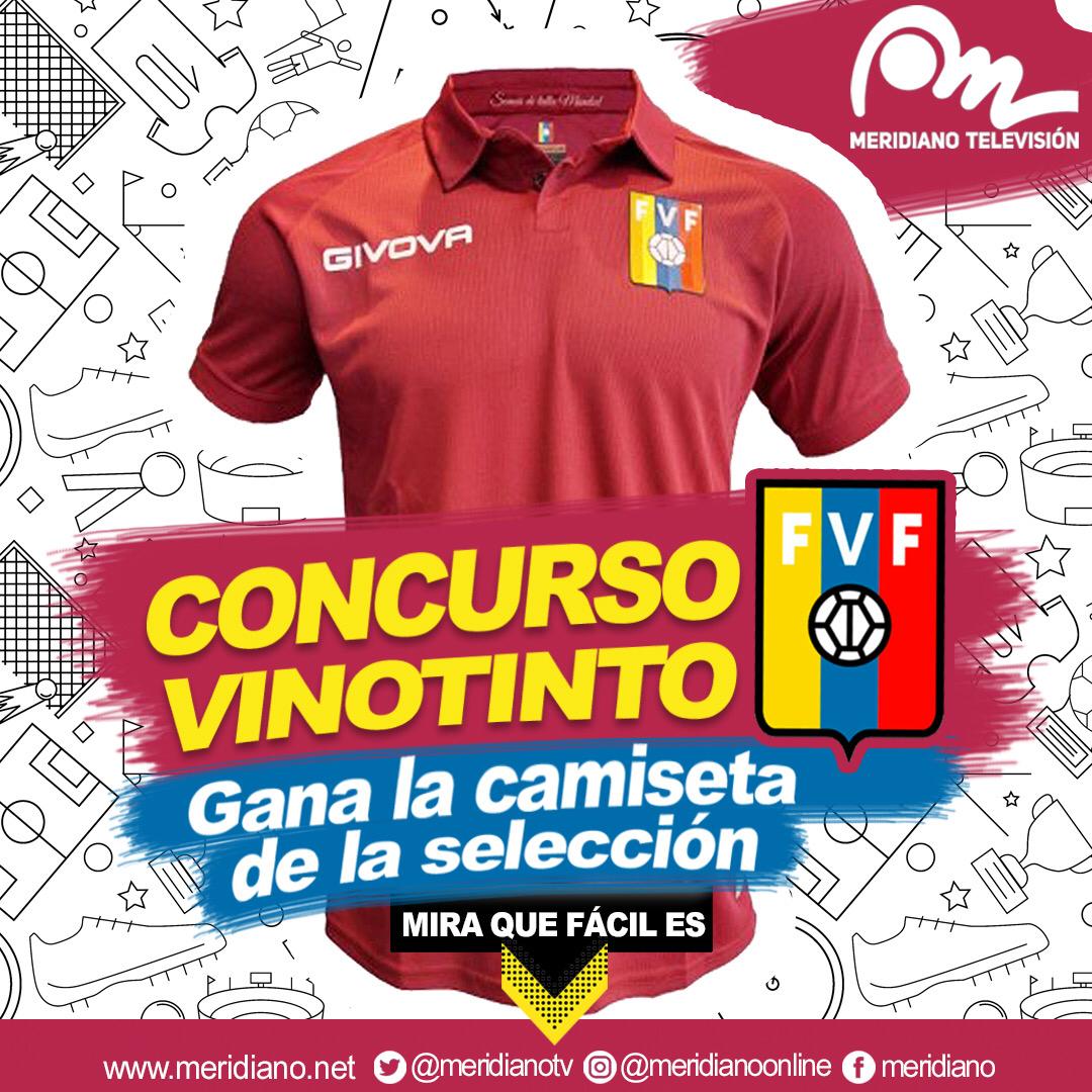 Meridianoonline's tweet photo. CONCURSO VINOTINTO
.
¿Quieres ganar una (1) camiseta de nuestra selección Vinotinto?
Haz click aquí y participa https://t.co/c7whCPwA68
.
#meridiano #venezuela #vinotinto #concurso #futbol #somosbloquedearmas #todossomosbda https://t.co/q3fJQk0a8W