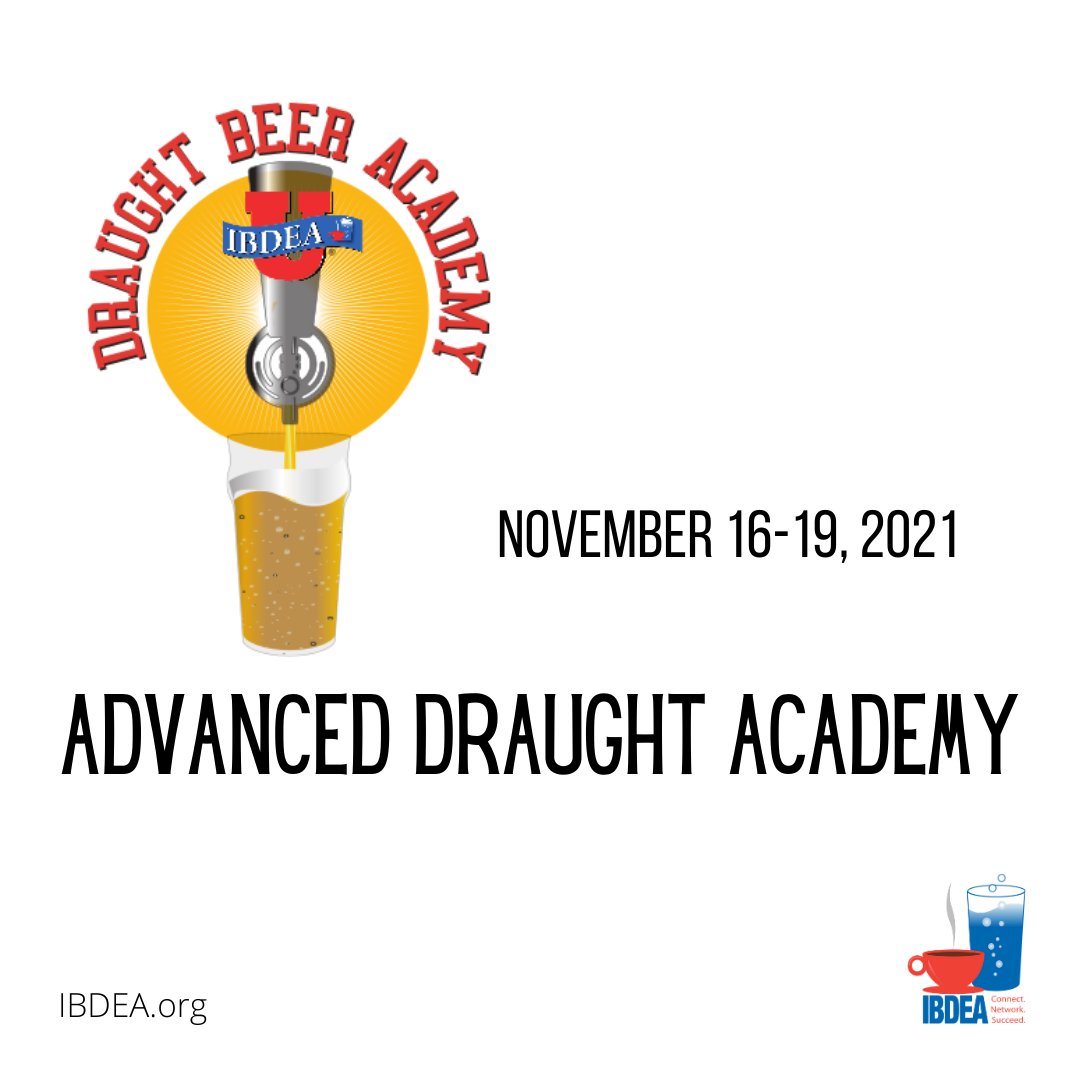 the_ibdea's tweet photo. IBDEAU Advanced Draught Academy hands-on, next-level 4-day workshop for experienced Pre-Qualified Draught Dispense Industry Personnel. Acquire &amp; demo an in-depth understanding of Draught Dispense Best Practices &amp; State-of-the-Art Techn for Beer, Wine, etc.https://t.co/X9KGqi5vB1 https://t.co/Av077UPqy7
