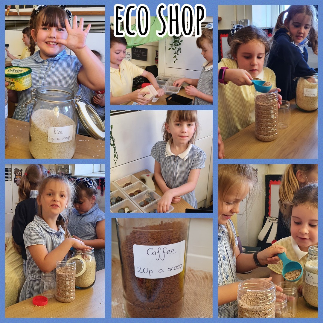 Hendre Infants (@hendreinfants) on Twitter photo Dosbarth 🦉 love their new ECO shop. We are keen to reduce single use plastics so we are learning to shop in an eco friendly way. Such a fun way to practise numeracy skills too. Thanks to <a href="/Maths_Tree/">Maths Tree Resources</a> for the inspiration. #md #eco #reducesingleuseplastic Dosbarth 🦉 love their new ECO shop. We are keen to reduce single use plastics so we are learning to shop in an eco friendly way. Such a fun way to practise numeracy skills too. Thanks to <a href="/Maths_Tree/">Maths Tree Resources</a> for the inspiration. #md #eco #reducesingleuseplastic