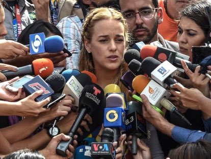 Lilian Tintori: En Venezuela No Hay Libertad de expresión