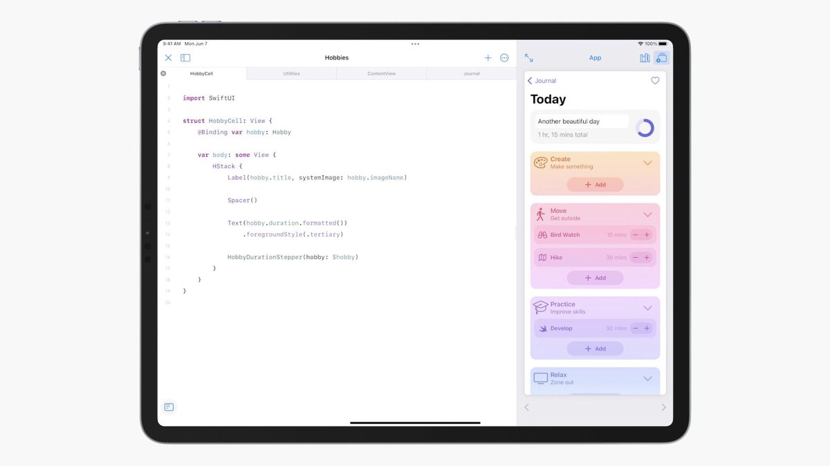 appleswiftui's tweet image. playgrounds for SwiftUI #WWDC21