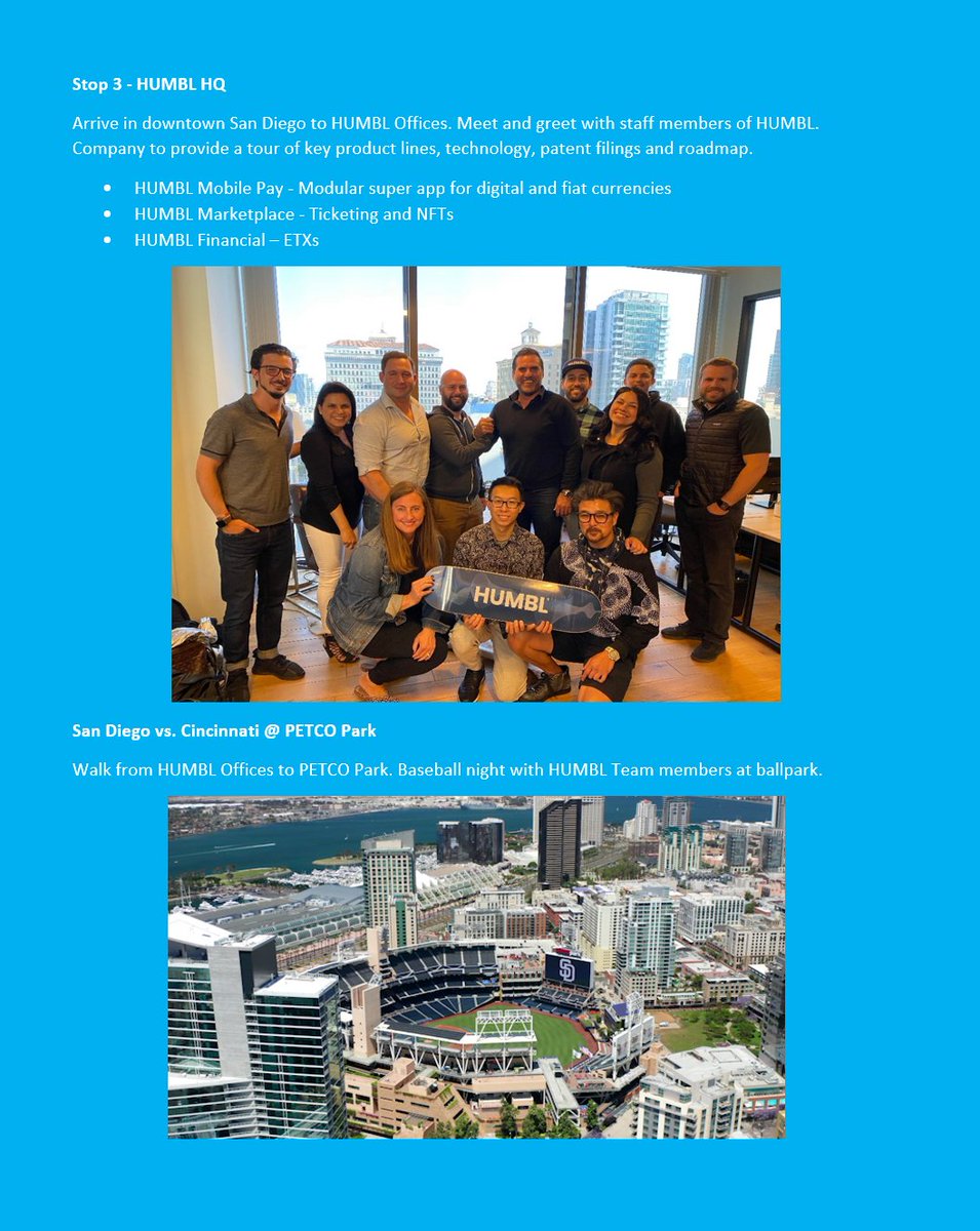 brianmfoote's tweet image. #HUMBLDay VIP itinerary for @LunaRob Looking forward to showing him new #HUMBLHQ and giving him a look at what we are working on building for the future.