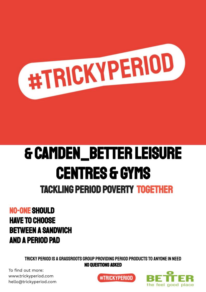 TrickyPeriod's tweet photo. 2. So we're excited that from TODAY you can pop2 @Better_Camden Kentish Town Sports Centre Grafton Rd & Talacre Community Sports Centre Dalby St & pop products in our #TrickyBox ❤️
Info of ALL donation points: https://t.co/rhdRkl6tFx
#ToLoveIsToAct
Please do act 😊 https://t.co/1qLIHvAgxv