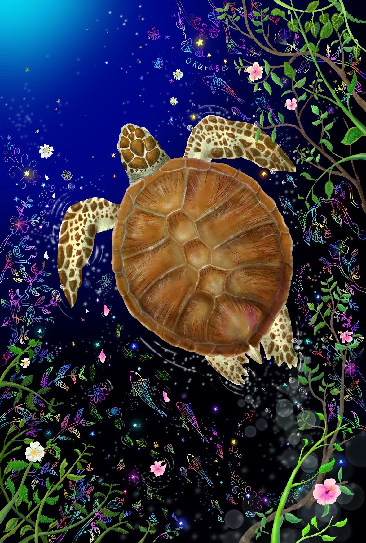おくらげ 今日は世界海の日なので海の生き物のイラストをあげておきます 世界海の日 T Co Ggtbojdj0q Twitter