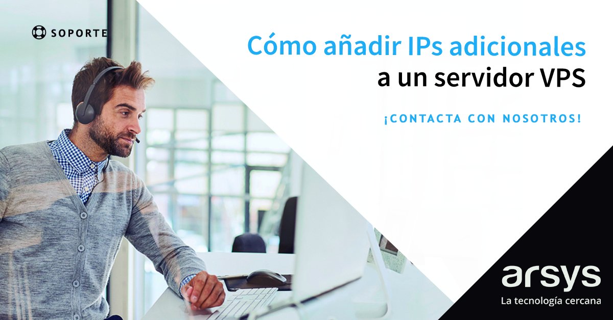 arsys's tweet image. Descubre cómo añadir direcciones IPs adicionales (hasta un máximo de nueve) a tu #servidorVPS ow.ly/L2fd50F5wF1

#CentrodeSoporte