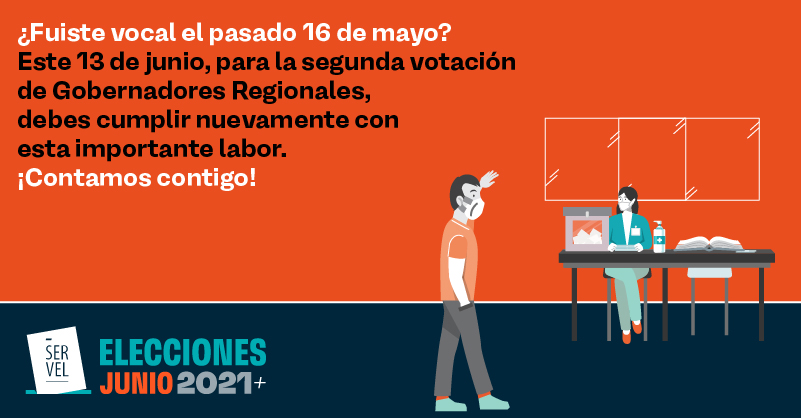 Servicio Electoral On Twitter Los Vocales De Mesa Que Actuaron En Las Elecciones Del 16 De Mayo De 2021 Deberan Cumplir Con Las Mismas Funciones Y En Los Mismos Locales De Votacion