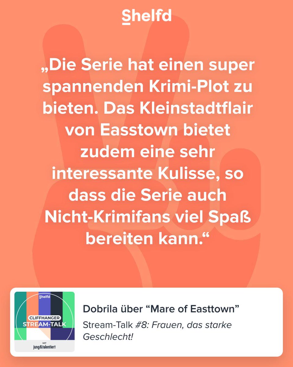DerStreamTalk's tweet photo. Wie "Mare of Easttown" bei uns ankam?
Hört rein - (fast) überall wo es Podcasts gibt und auf https://t.co/wgmFymr3Ry 📢
#podcast #filmpodcast #streamingtipp #streamtalk #Netflix #momentsinlove #lenawaithe #sky #hbo #katewinslet #primevideo #barryjenkins #grrrls #inspo #cinema https://t.co/bq04HRqtn2