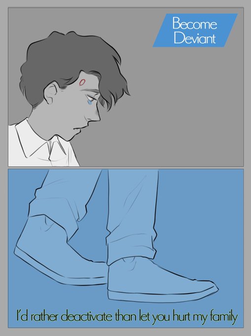 Detroit Become Human au (Episode 4 part 1.1) (cw: death , mentions of death). Actions and consequences... "I was never meant to be"
.
#tubbofanart #ranboofanart #beeduofanart #dreamsmpfanart #tommyinitfanart #dsmp 
