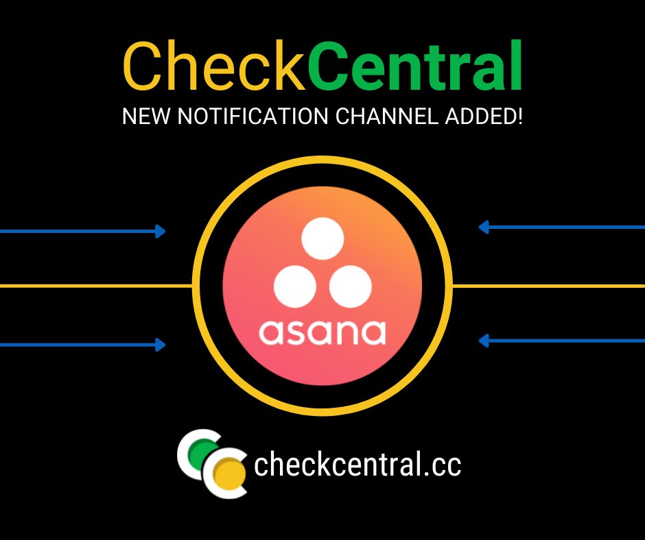 BinaryFortress's tweet photo. #CheckCentral has added #Asana as a notification channel! #backups #notifications #SaaS #backupmonitoring
#backupsolutions #backupsoftware
#software https://t.co/c8DHNB1d3j https://t.co/sPTpqYpoY6