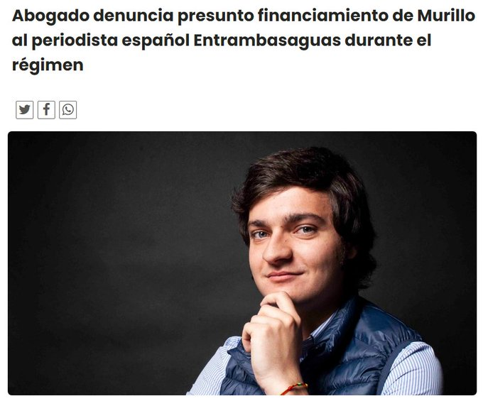 MonederoJC's tweet photo. Después de estar imputado en España por acoso a menores, denunciado en Bolivia @entrammbasaguas, la estrella de @okdiario protegido de @eduardoinda y @anarosaq. Sus relaciones con el detenido en EEUU por ladrón, Arturo Murillo, pueden llevarle a la cárcel. https://t.co/3tavGcT56L https://t.co/JXZVQVRetq