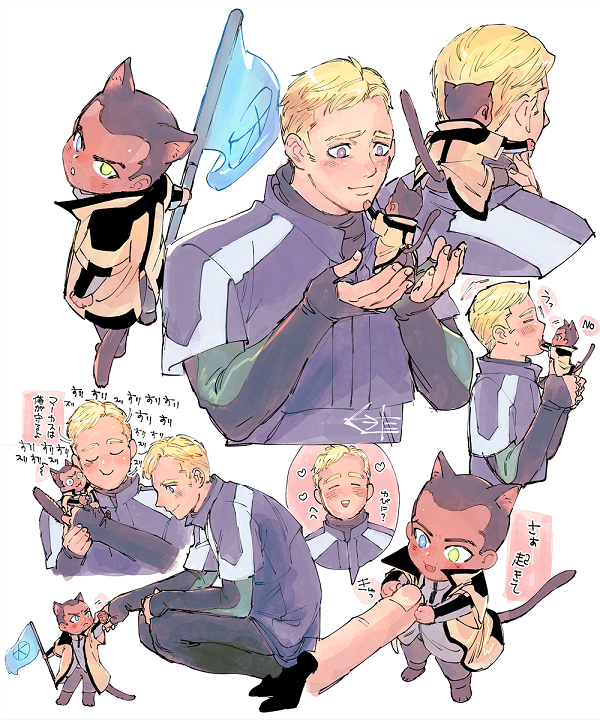 kuuta_pneuma's tweet photo. ニャーカスとサイmン #simarkus https://t.co/RHhyJYJmFC