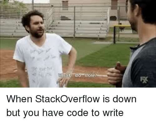 ajarudin_gunga's tweet image. 😂 #stackoverflow #stackoverflowdown #100DaysOfCode #CodeNewbie  
me.me/i/22787631