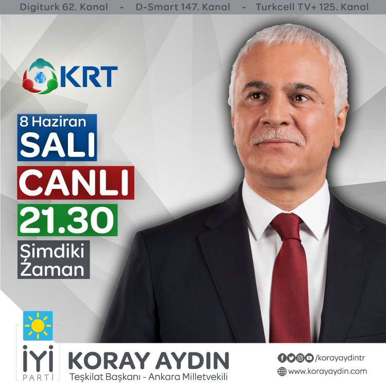 Efsane Bakanımız
✅ 08 Haziran Salı akşamı,
✅ Saat 21:30'da,
✅ @krtkulturtv'de
✅ #canlı yayında
✅ #ŞimdikiZaman programında;
usta gazeteciler;
@gurkanhacir @barisyarkadas @ismailsaymaz ve duayen isim @ugurdundarsozcu ile gündemi değerlendirecektir.