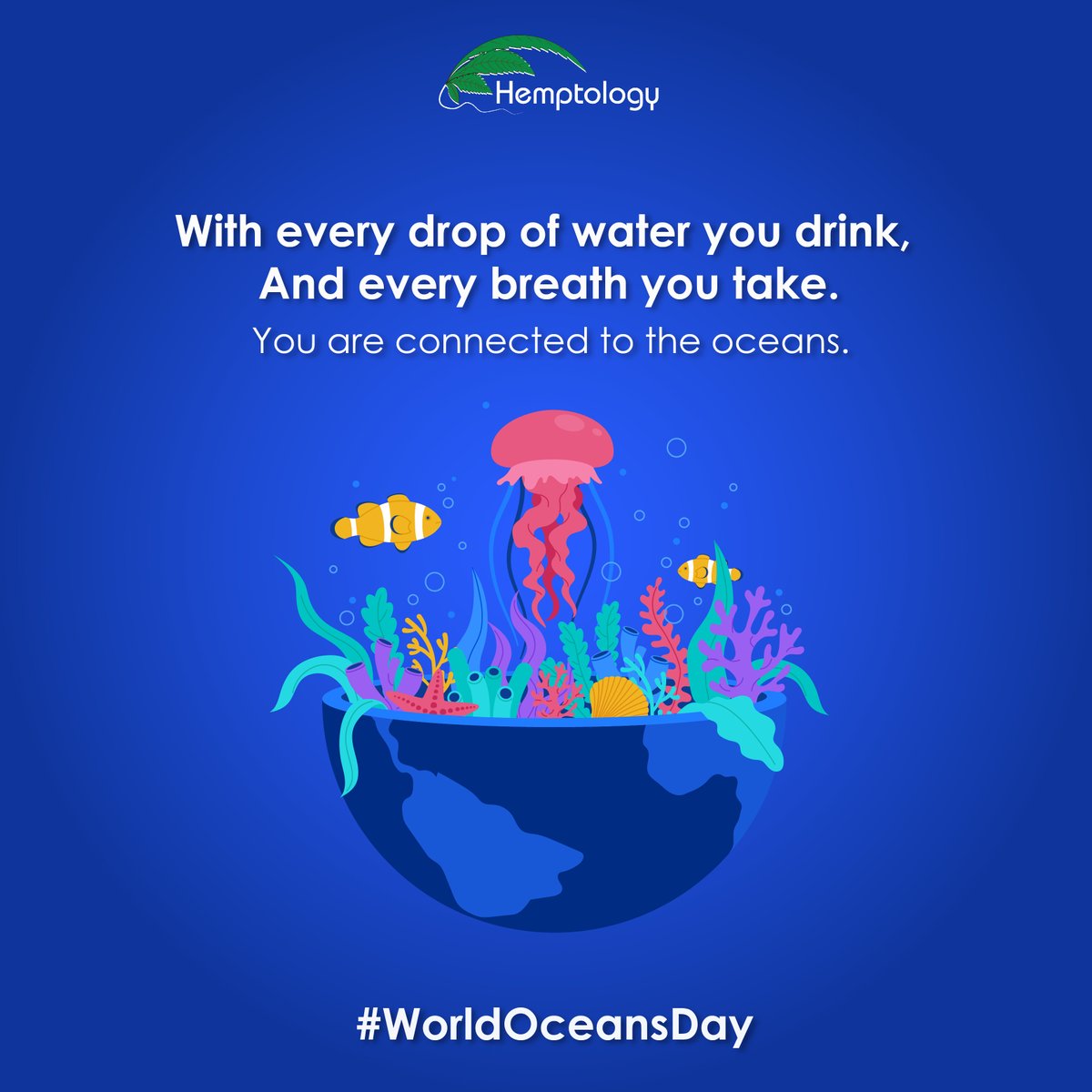 No water = No life. 

Do you know that most of the oxygen in the atmosphere is generated by the oceans?

#ocean #saveoceans #worldoceansday #worldoceansday2021 #saveoceanlife #marinelife #aquaticplants #aquaticlife #savewater #waterpollution #oceanlife #hempcommunity #hemptology
