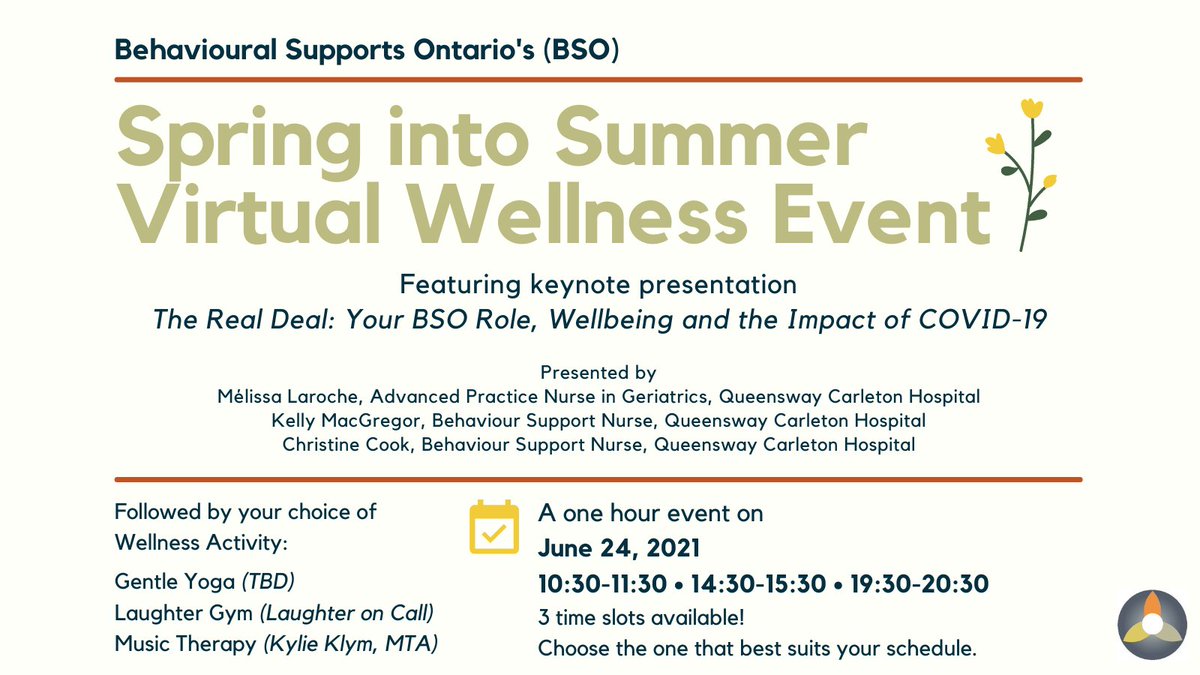 BSOProvOffice's tweet photo. We are pleased to have Kylie Klym, MTA from @kadencemt host a Music Therapy session during our Spring into Summer Wellness Event!
Register for Timeslot 1: https://t.co/T069EMnZTu
Register for Timeslot 2: https://t.co/7dX9kJ3Agm
Register for Timeslot 3: https://t.co/bm7vb6VUbA https://t.co/7gl4VUWBhT