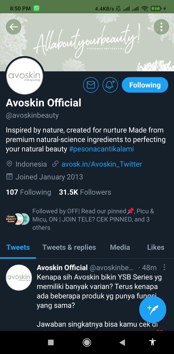 ruangprivat's tweet photo. @skincarefess @avoskinbeauty Done https://t.co/ZPqkpHGtAr