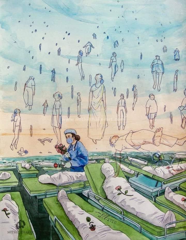 Ariannis's tweet photo. Un minuto de silencio dedicado con todo respeto a los que están dejando este mundo sin poder decir adiós ni ser despedidos como se merecen. Triste realidad mundial.
Descansen en paz. https://t.co/ma7KAs8mHZ
