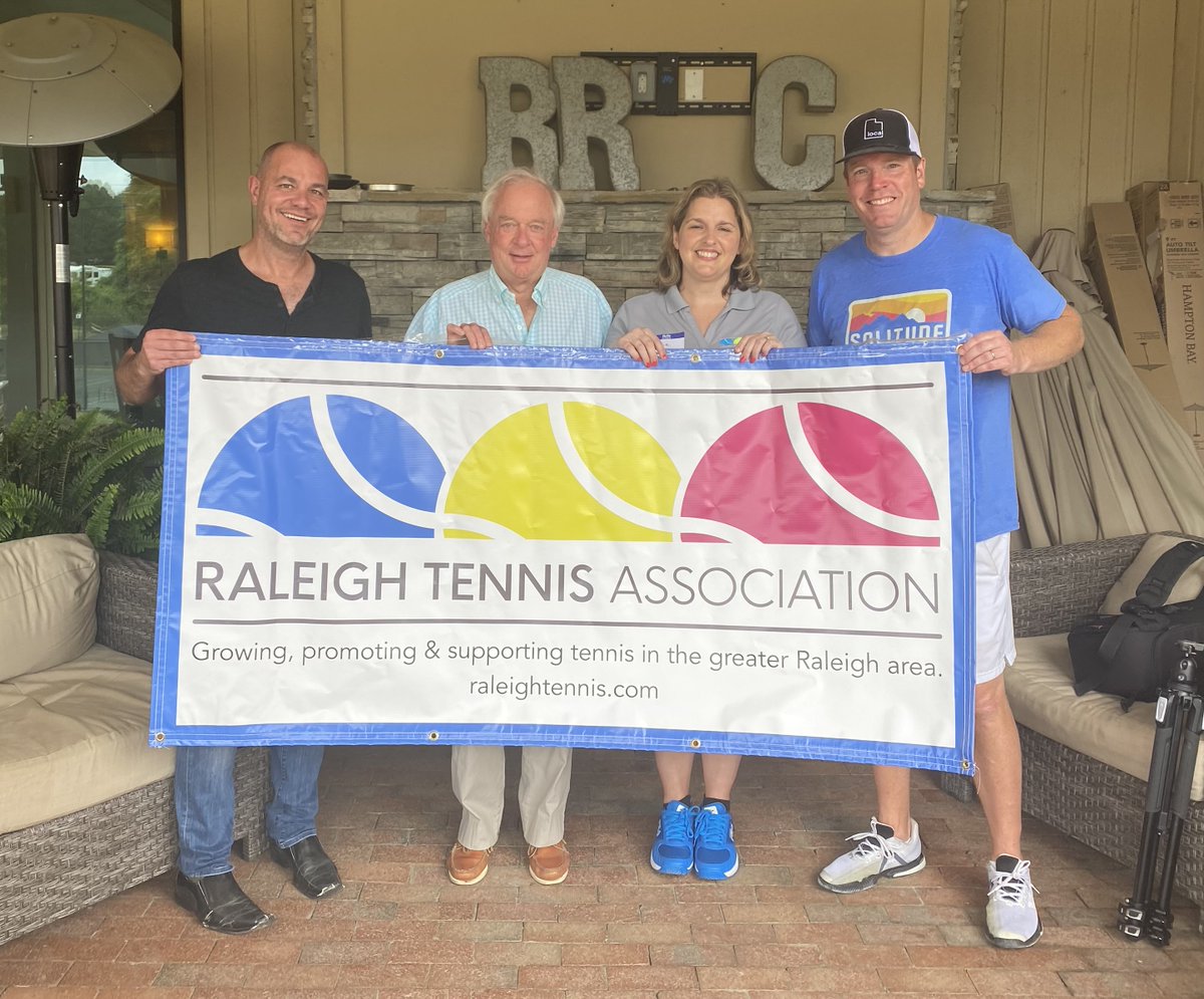 IntrepidMG's tweet photo. We're thrilled to have been a part of @RaleighTennis King of the Court Pro-Am Fundraiser during the inaugural Cy King Summer Classic! RTA kicked things off with Media Day, unveiling their new branding, &amp; closed the night out with a great evening for tennis &amp; fundraising! 🎾 https://t.co/2jzSCJSwj2