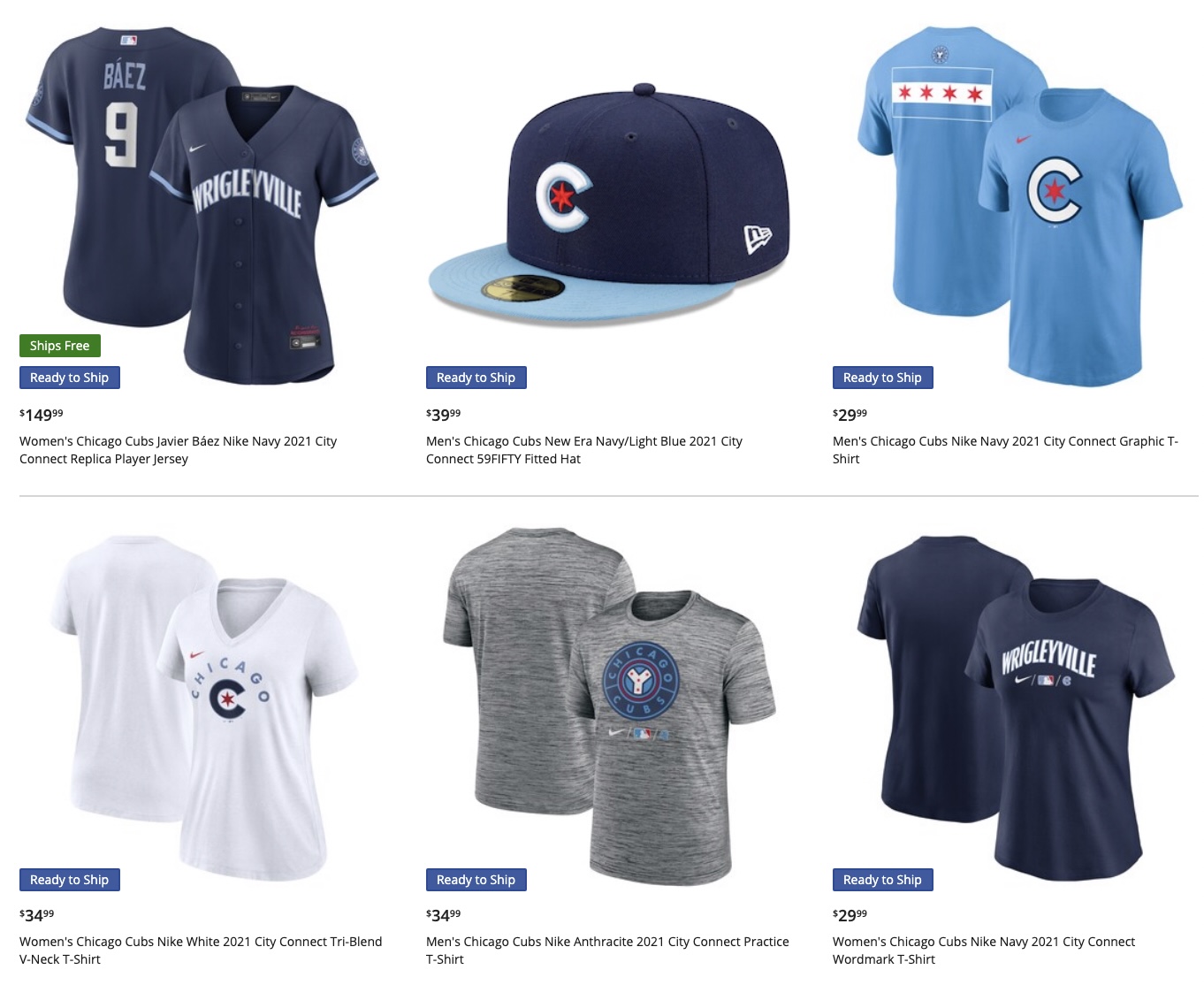 Bleacher Nation on X: The Cubs City Connect gear just dropped at