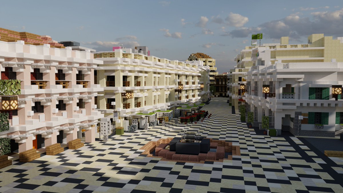 bte_hkmu's tweet photo. 議事亭前地 - 澳門 
セナド広場 - マカオ
Senado Square, Macau 🇲🇴
======
#Minecraft #Macau #minecraft建築コミュ 
#BuildTheEarth #BTE #architecture https://t.co/G2CFnnHXsn