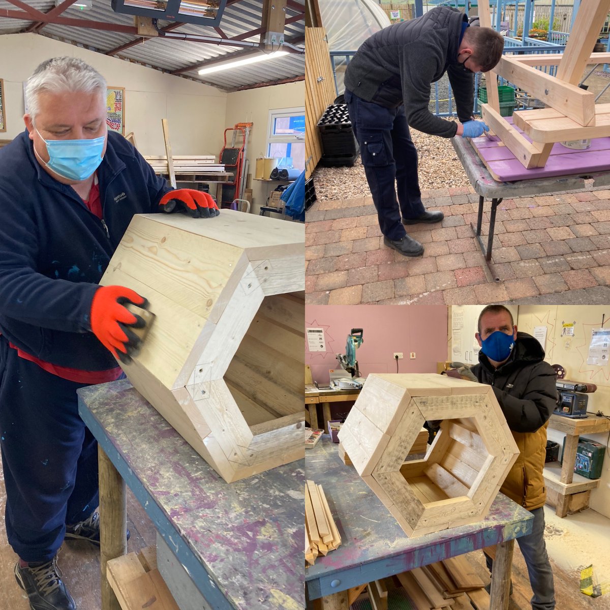 aagreenlight's tweet image. Greenlight Ballycastle trainees enthusiastically learning new skills for future employment.