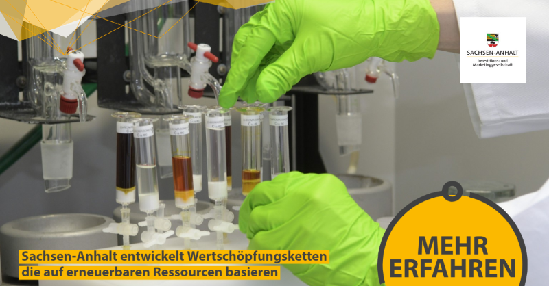 IMG_ST's tweet photo. #SachsenAnhalt - vom Kohlerevier zur #Modellregion für #Bioökonomie. Ein #BioEconomyHUB vernetzt künftig Akteure noch besser, das #InnovationsHUB Holz entwickelt Ideen für neue Geschäftsfelder & das Kompetenzzentrum #Algenbiotechnologie betreibt Forschung auf Welt-Spitzenniveau.