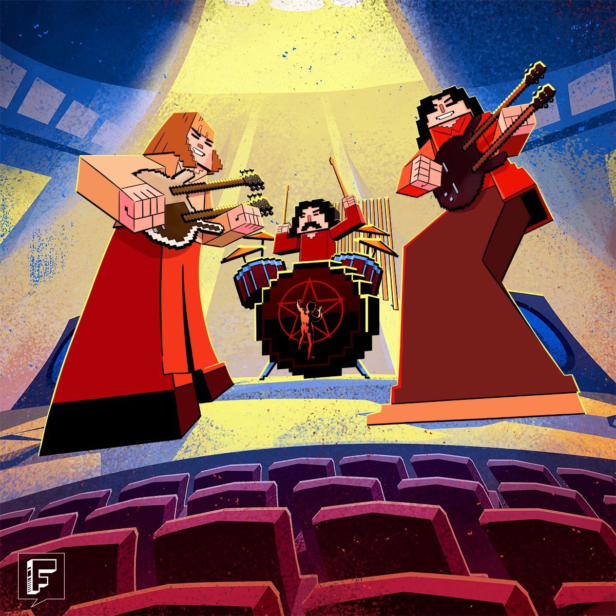 Fantoons's tweet photo. Any #Minecraft players out there? #AFTK with a little Minecraft flairโฆ Anyone recognize this illustration?
Grab our @rushtheband Graphic Novel โThe Making of A Farewell to Kingsโ today! https://t.co/Ujem90zIgK https://t.co/MSRbMXb0cS