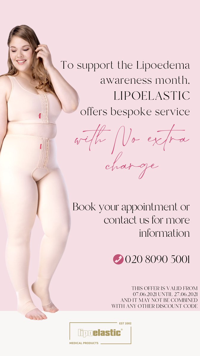 lipoelastic's tweet image. #bespoke #compression #lipoedemaawareness