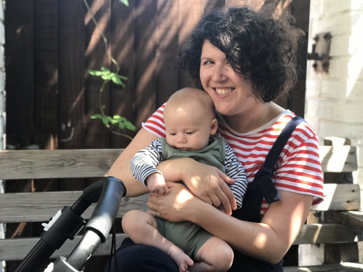 Fabulous to catch up with <a href="/katie_jacobs/">Katie Jacobs</a> and very well behaved Ezra on this beautiful sunny day in Peckham #hrgalsrule #cutebaby