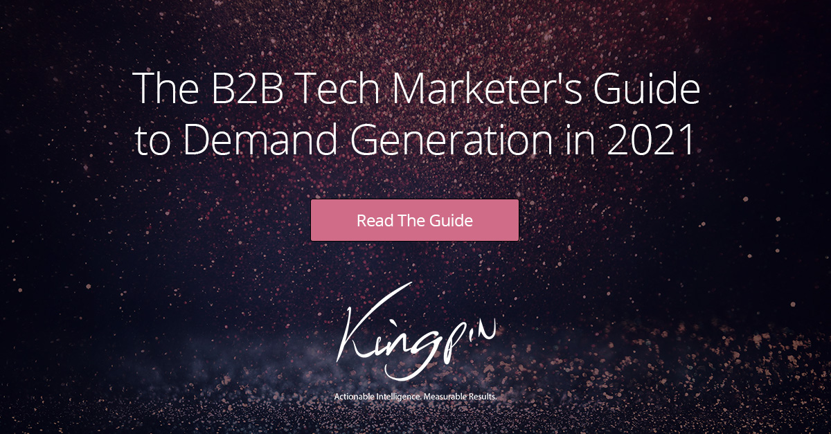 💡 The B2B Tech Marketer's Guide to #DemandGeneration in 2021

What are the factors affecting demand gen in 2021?
How can you maximise existing channels &amp; leverage certain tactics?
How should you measure #demandgen performance?

Read the latest report! 👇
kingpin-communications.foleon.com/state-of-lead-…
