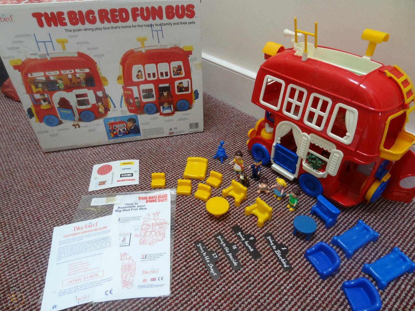 Big red fun cheap bus toys r us