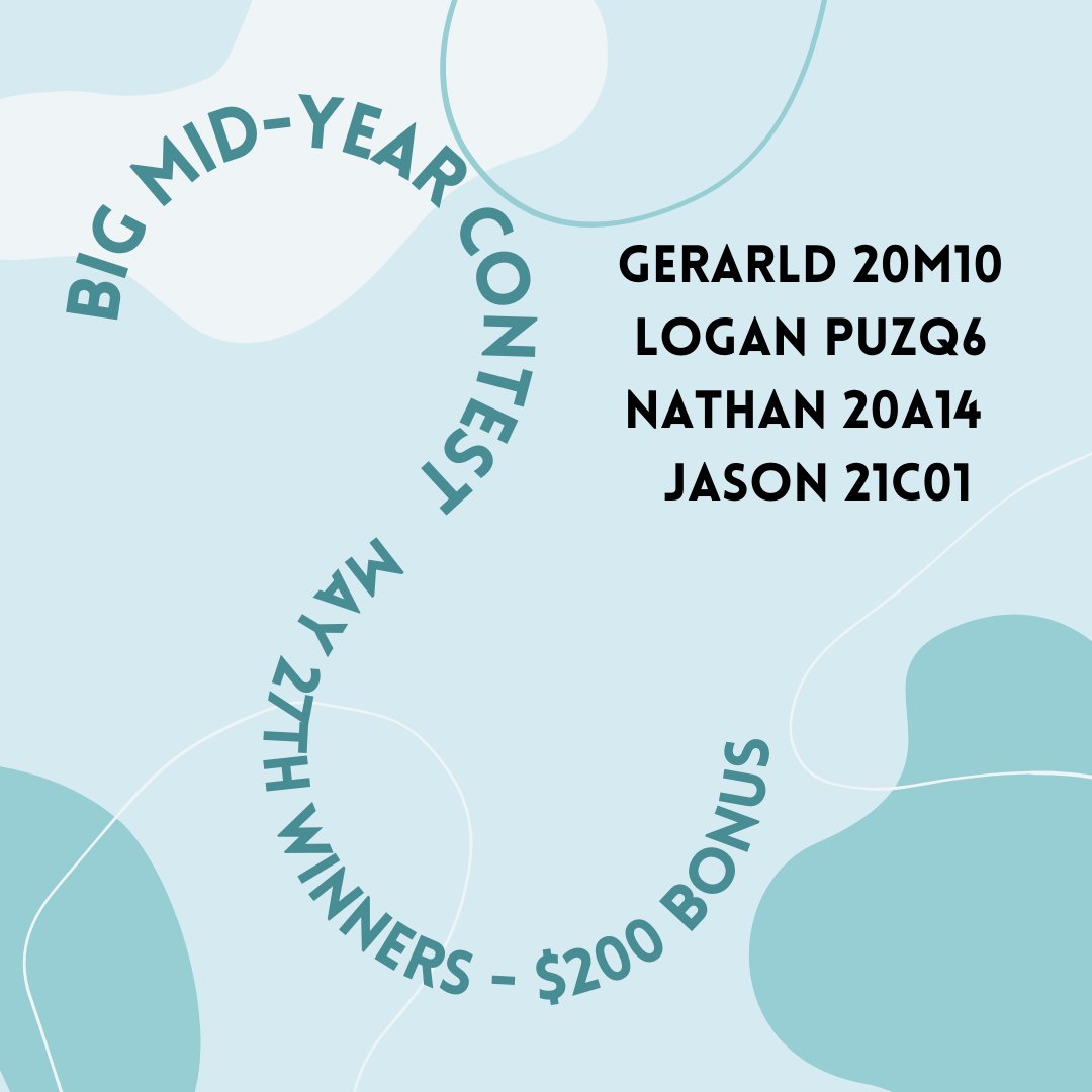 Congrats to the May 27th winners!
#TDOTCarriers #CarrierConnection #MetrolandMedia #BigMidYearContest #ContestWinners