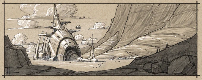 Also some neat sketches.... everything starts with a solid composition. 