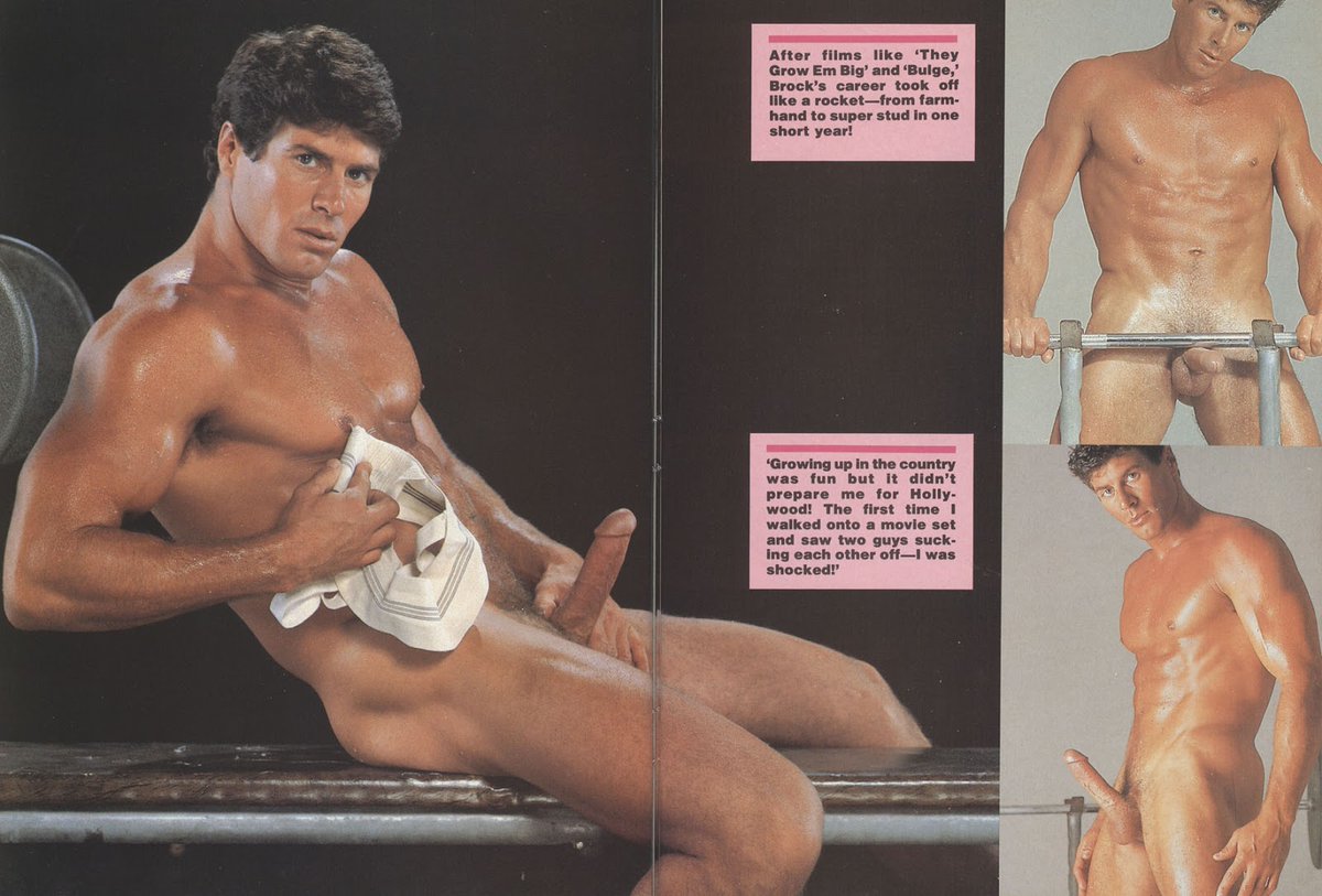 Tom Brock in "Just Like a Leo!" for All Man Magazine (1989) .