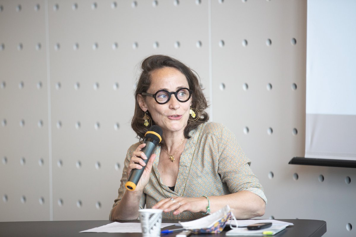 lecolededesign's tweet photo. #ChaireDAPI - Delphine Saurier est chercheuse en sciences de l’#information et de la #communication, professeure à @audencia_com. Elle est spécialiste des questions d’évaluation de politiques intersectorielles en milieu carcéral. https://t.co/T5oqxZ35JS
