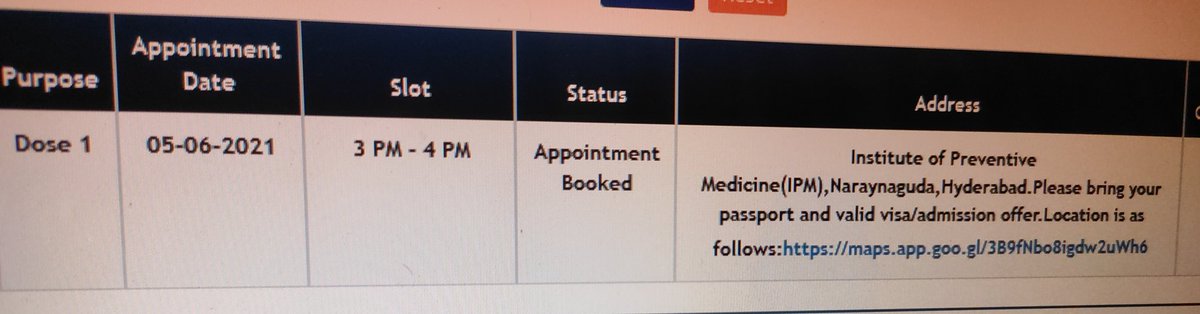 ShanthanReddyD's tweet photo. I have booked on TS health site for Student vaccine on June-4 &amp; I didn't get slot timing and date yet. Now there's slot status option &amp; it shows that I missed slot, no sms yet
Can't rebook slot as no option given. Kindly suggest @TelanganaHealth @drgsrao @KTRTRS @ArogyaTelangana https://t.co/nVuXLxducL
