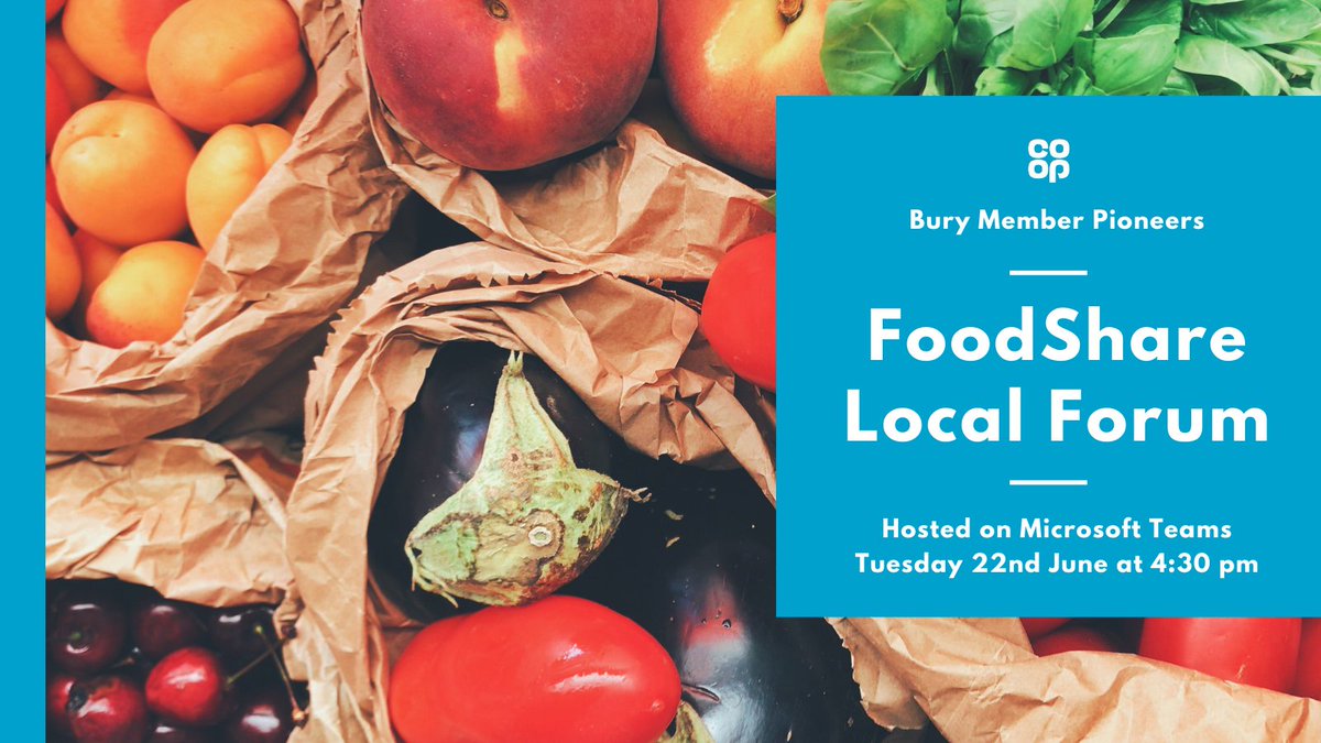 KWarburtonGibb's tweet image. In our next virtual local forum, we will be hearing from our current FoodShare partners and how they are supporting communities in Bury. #ItsWhatWeDo @BeccaCoopMP 
📅Tuesday 22nd June at 4:30 pm
🔗Drop me a DM for the joining link.