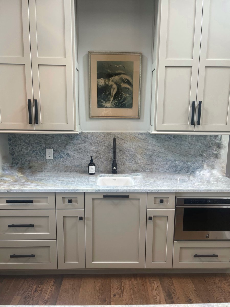 Notice anything different about how this faucet is installed? The traditional PLP bar faucet by Waterstone was chosen not only for its aesthetics, but for its flexibility of mounting options. At Willis Klein, we are here to help you find a solution to anything you may encounter!
