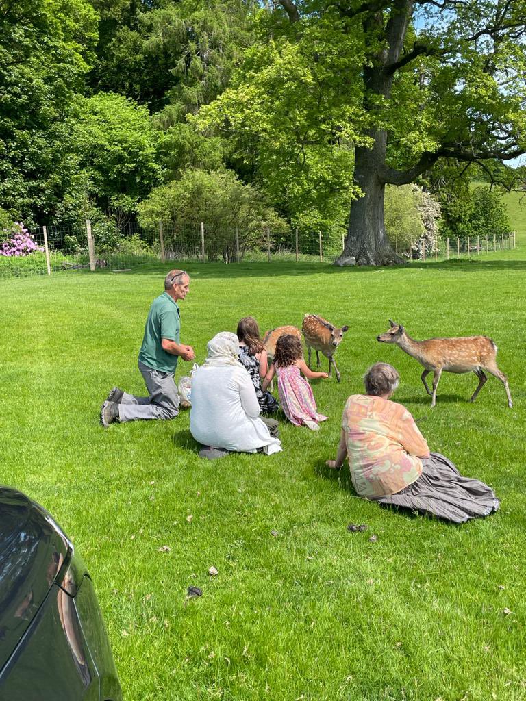 Rhug Estate (@rhug_estate) on Twitter photo We have been delighted to welcome <a href="/farmhousebutch/">The Farmhouse Butcher</a> Sarah Yataghane, her daughters and mum, to Rhug Estate to show them around the farm today. We have been delighted to welcome <a href="/farmhousebutch/">The Farmhouse Butcher</a> Sarah Yataghane, her daughters and mum, to Rhug Estate to show them around the farm today.