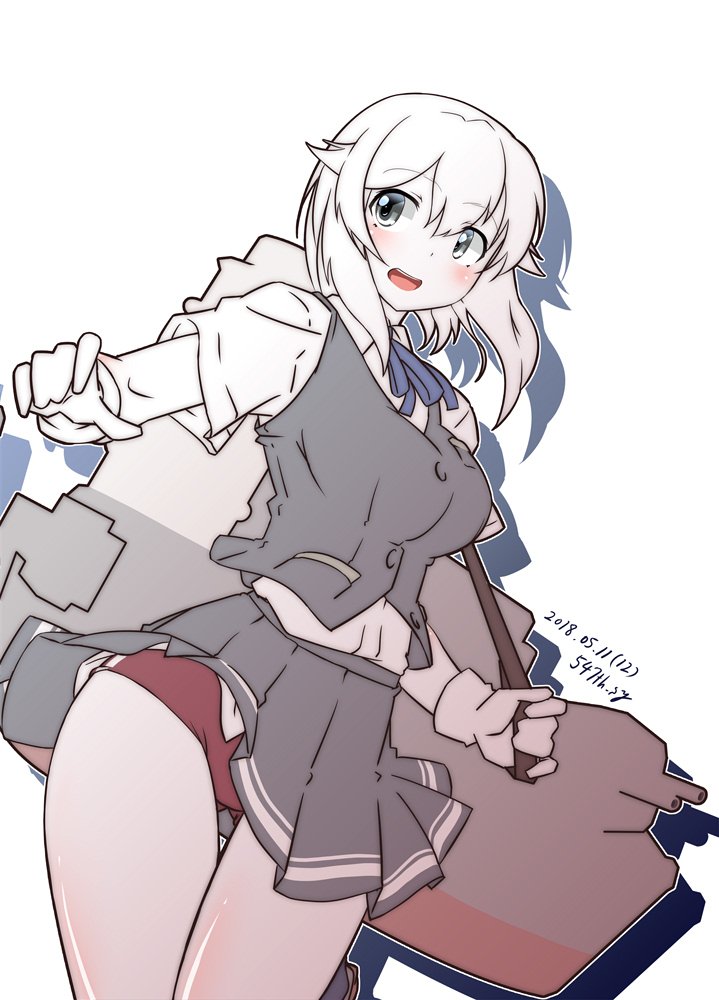 速吸(艦これ) 「過去絵の再掲で速吸さんを描いた気になっておきましょう... 」|547th_syのイラスト