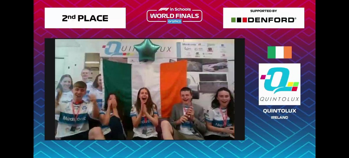 2ND IN THE WORLD!!

WHAT AN ACHIEVEMENT! WHAT A TEAM <a href="/quintolux/">Quintolux</a> 

You have done yourselves, your school, and Ireland proud! Well done everyone and to <a href="/stbrigids_LR/">Coláiste Naomh Bríd</a>