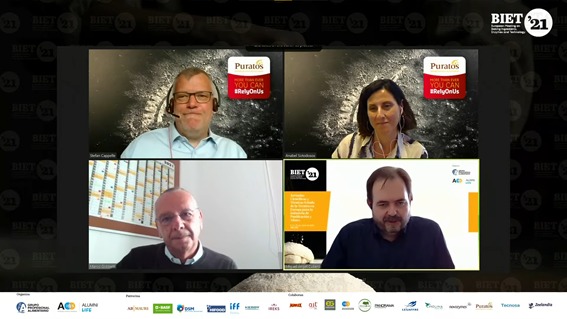 BIETAIQS's tweet photo. Expertos en fermentación: Masas Madre. Stefan Cappelle, Marco Gobbetti i Anabel Sotodosos de @PuratosGroup https://t.co/emKSc3xBKb