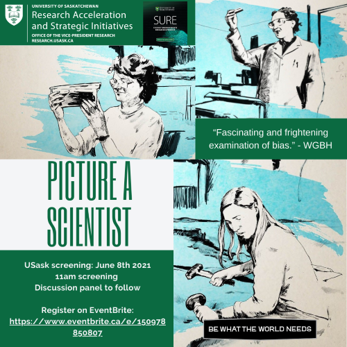 USask uRSAW Initiative (@usaskugresearch) on Twitter photo If you've not seen the #RocoFilms phenomenon Picture a Scientist <a href="/PictureaSciFilm/">Picture a Scientist</a>, we are screening it today June 8th 11am for the <a href="/USask/">U of Saskatchewan</a> community. Register here: eventbrite.ca/e/150978850807 If you've not seen the #RocoFilms phenomenon Picture a Scientist <a href="/PictureaSciFilm/">Picture a Scientist</a>, we are screening it today June 8th 11am for the <a href="/USask/">U of Saskatchewan</a> community. Register here: eventbrite.ca/e/150978850807