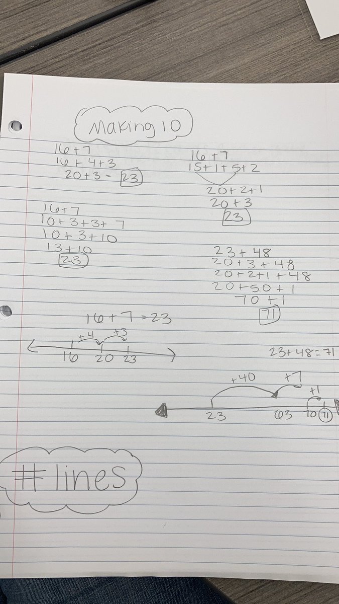 Making 10 and number lines practice. #mathcontentbuilder #HumbleElemMath