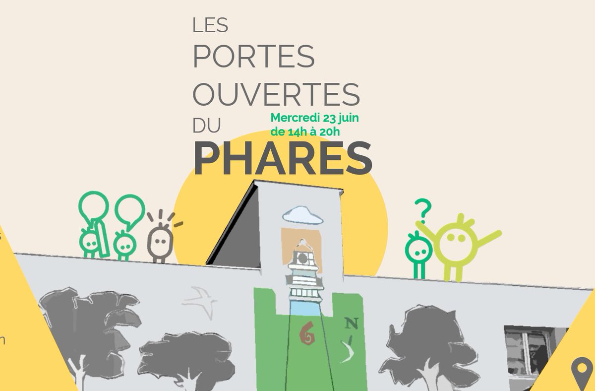 Depuis 20 ans, le PHARES fait rayonner les valeurs de l’#ESS sur son territoire.☀️
Le 23 juin, ce bâtiment de 1350m2 basé à L’Île-Saint-Denis et regroupant une quinzaine de structures ouvre ses portes le temps d’une demie journée ! 
📍Rdv sur l’événement : cutt.ly/UnEBspk
