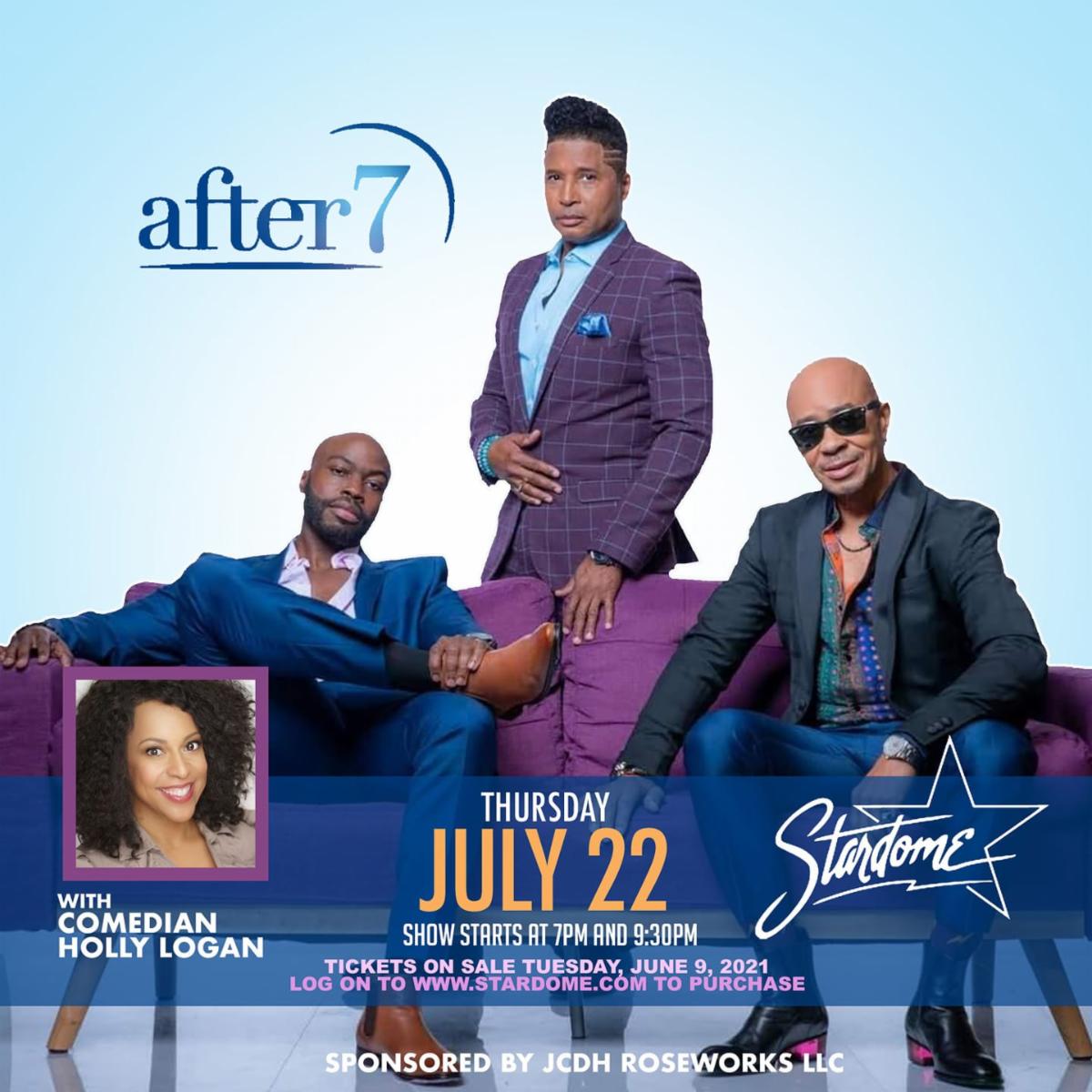 Access205's tweet image. R&amp;amp;B Legends "After 7 " Live at the Comedy Club Stardome. TICKETS ON SALE NOW conta.cc/3ggOn4P