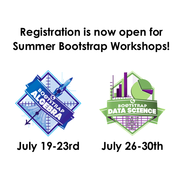 Bootstrapworld's tweet photo. We had such fun working w teachers across New Mexico last week. Looking forward to supporting them in introducing Bootstrap:Data Science across the disciplines next year!
Register for a summer workshop at: https://t.co/JCfiwWDili
@CSforall #integratedCS #DataScience #cs4nm https://t.co/slZn2M7XUI